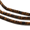 Natural Tiger Eye Beads Strands G-P575-B40-4x2mm-4
