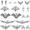 SUNNYCLUE 40Pcs 10 Styles Tibetan Style Alloy Pendants TIBEP-SC0003-03-1