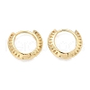 Triangle Brass Hoop Earrings EJEW-Z102-06G-4