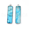 Natural Agate Pendants G-S359-386F-3