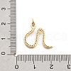 Brass Micro Pave Cubic Zirconia Pendants KK-M321-01A-G-3