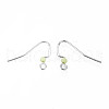 304 Stainless Steel Earring Hooks STAS-S057-62-3
