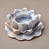 Buddhist Lotus Flower Mini Resin Crystal Ball Display Bases PW-WG12951-05-1