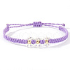 Glass Seed Beaded Braided Bead Beacelets BY5894-11-1