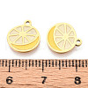 304 Stainless Steel Enamel Charms STAS-T065-56G-02-3