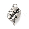 304 Stainless Steel Internal Organs Connector Charms STAS-S183-14AS-1