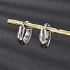 201 Stainless Steel Hoop Earrings EJEW-P304-15C-P-2