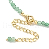 Natural Pearl & Natural Gemstone Beaded Necklaces NJEW-M214-08G-3