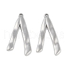 Non-Tarnish 304 Stainless Steel Pendants STAS-C106-01P-1