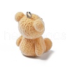 Flocky Opaque Resin Pendants RESI-G105-03A-2