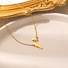 Stainless Steel Mother Child Silhouette Mama Pendant Necklaces for Women UN3655-1-5