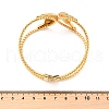 304 Stainless Steel Hinged Bangles for Women BJEW-Z109-02G-01-3