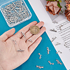   80Pcs 4 Styles Alloy Chandelier Component Links FIND-PH0022-78AS-3