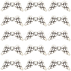 SUNNYCLUE 120Pcs Tibetan Style Alloy Beads FIND-SC0009-37-1