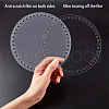 Transparent Acrylic Weaving Board DIY-PH0026-82-4