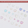 Olycraft 10 Style Light Sensation Resin Cabochons MRMJ-OC0001-49-4