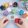 10 Rolls 10 Colors Waxed Nylon Cord DIY-WH0656-17B-3