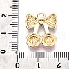 Alloy Rhinestone Pendants PALLOY-T090-57KCG-3