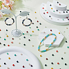SUNNYCLUE 28 Starnds 14 Colors Electroplate Glass Beads Strands EGLA-SC0001-41-4