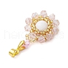 Natural Mashan Jade(Dyed & Heated) Pendants PALLOY-MZ00253-02-4