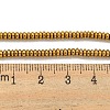 Electroplated Synthetic Non-Magnetic Hematite Beads Strands G-I360-C03-09-4
