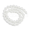 Electroplate Porcelain Imitation Pearl Baroque Beads Strands BSHE-Z009-05-3