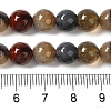 Dyed & Heated Natural Fire Crackle Agate Beads Strands G-P539-B01-04-5