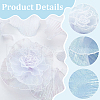 WADORN 5M Iridescent Organza Lace Trim Fabric DIY-WR0003-70-3