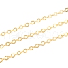 Brass Flat Oval Cable Chains CH030-G-1