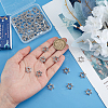 SUNNYCLUE 60Pcs Tibetan Style Zinc Alloy Bead Frame FIND-SC0010-42-3