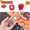  200Pcs Opaque Acrylic Beads SACR-NB0001-13-5