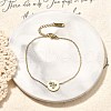 304 Stainless Steel Link Bracelets for Women BJEW-Z087-01G-2