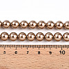 Baking Painted Pearlized Glass Pearl Bead Strands HY-N002-8mm-A06-5