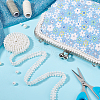   4 Yards Polyester Lace Ribbon OCOR-PH0004-88-2