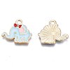 Alloy Enamel Pendants ENAM-N048-007A-6