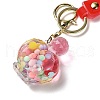 Perfume Bottle Acrylic Pendant Keychain Decoration KEYC-D018-02-4