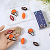 SUNNYCLUE 16pcs 4 Styles Food Grade Eco-Friendly Silicone Focal Beads SIL-SC0001-83-3