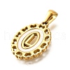 Golden 304 Stainless Steel Pendants STAS-K300-02G-L-2