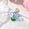 Glass Pendants Decorations HJEW-MZ00212-02-1