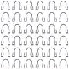 SOFPLATE 1200Pcs Brass Wire Guardian and Protectors KK-SP0001-98S-1