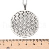 Non-Tarnish 201 Stainless Steel Pendant Necklaces NJEW-S105-JN624-45-1-2