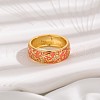 Brass Micro Pave Cubic Zirconia Finger Rings FS-WGFDCA6-05-2