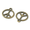 Tibetan Style Alloy Pendants TIBEP-K67-AB-NR-2