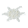3Pcs 3 Color Christmas Seed Beads Beaded Charms PALLOY-MZ00300-4