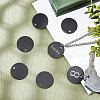 BENECREAT 20Pcs Aluminum Blank Metal Tag FIND-BC0001-87-6