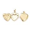 Brass Locket Pendants KK-P199-14G-3