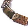 Natural Picasso Stone Beads Strands G-F590-06-3