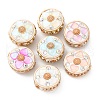 Handmade Resin Indonesia Round Beads IPDL-P005-03KCG-M-1