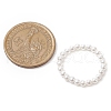 Round Shell Pearl Beaded Stretch Rings for Women RJEW-JR00761-3