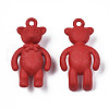 Rack Plating Spray Painted Alloy Pendants PALLOY-N172-001-03-3